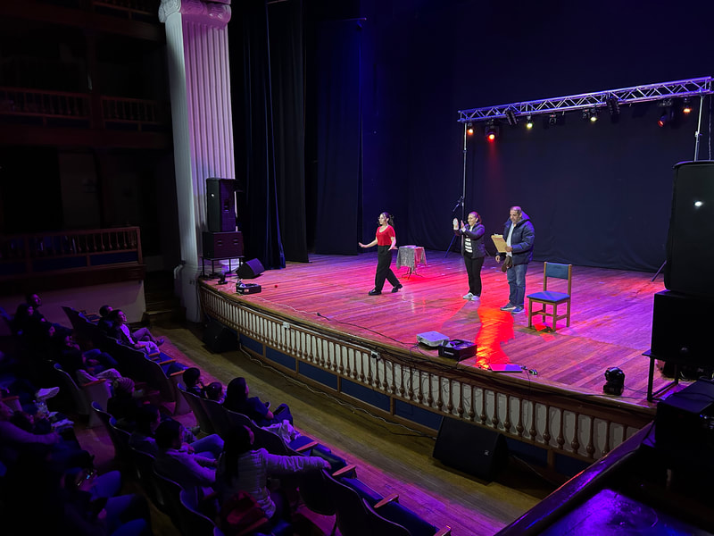 Presentación de Tamara en el Festival de Magia de Pasto